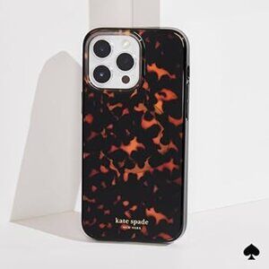 Kate Spade New York iPhone 15 Pro Case, Compatible with MagSafe - Tortoiseshell